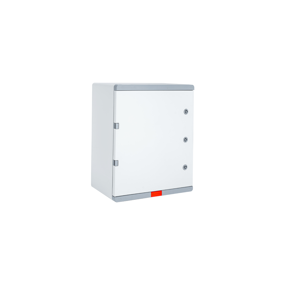 Cutie distributie IP67 din ABS gri, usa mata, placa metalica, 400x500x180 mm PD405018 - 1