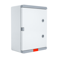 Cutie distributie IP67 din ABS gri, usa mata, placa metalica, 300x400x170 mm PD304017 - 1