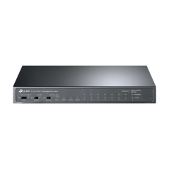 Switch 8 x RJ45 10/100 Mbps PoE, 2 x RJ45 1G, 1 x SFP 1G, Buget PoE 124W, Unmanaged - TP-Link TL-SL1 - 1