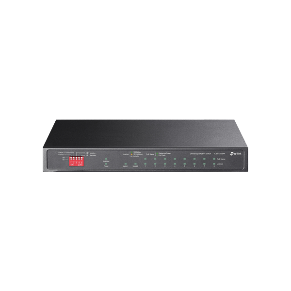 Switch 2 x RJ45 1G PoE++, 6 x RJ45 1G PoE+, 1 x RJ45 1G, 1 x combo RJ45/SFP 1G, Unmanaged - TP-Link  - 1