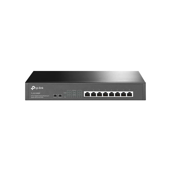 Switch 8 x RJ45 Gigabit PoE, Buget PoE 153W, Unmanaged - TP-Link TL-SG1008MP - 1