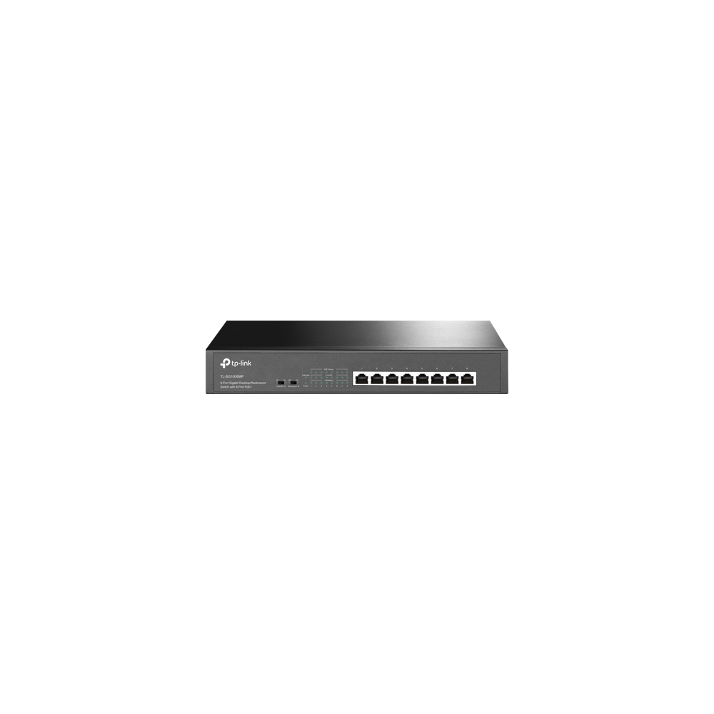 Switch 8 x RJ45 Gigabit PoE, Buget PoE 153W, Unmanaged - TP-Link TL-SG1008MP - 1