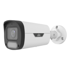 Camera IP Wise-ISP, ColorHunter, 8MP, lentila 2.8mm, WL 30M, Mic, PoE, color 24/7 - UNV IPC2318LE-AD - 1