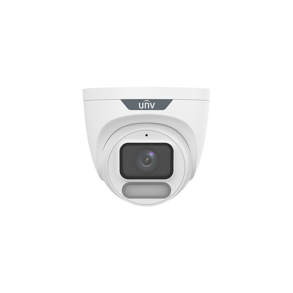  Camera IP Wise-ISP, ColorHunter, 8MP, lentila 2.8mm, WL 30M, Mic, PoE, color 24/7 - UNV IPC3628LE-A - 1