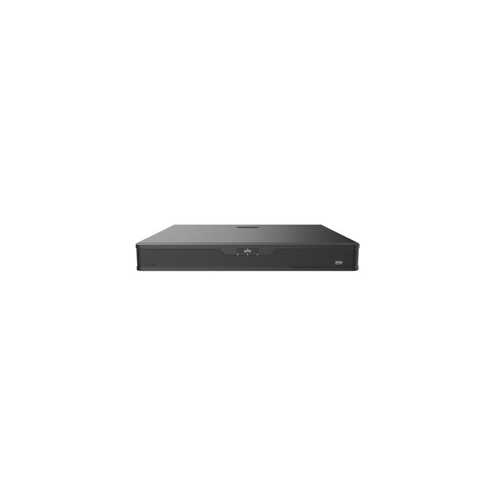 NVR 4K, Easy, 16 canale, max. 12MP, Analiza video, 1U - UNV NVR302-16B-IQ - 1