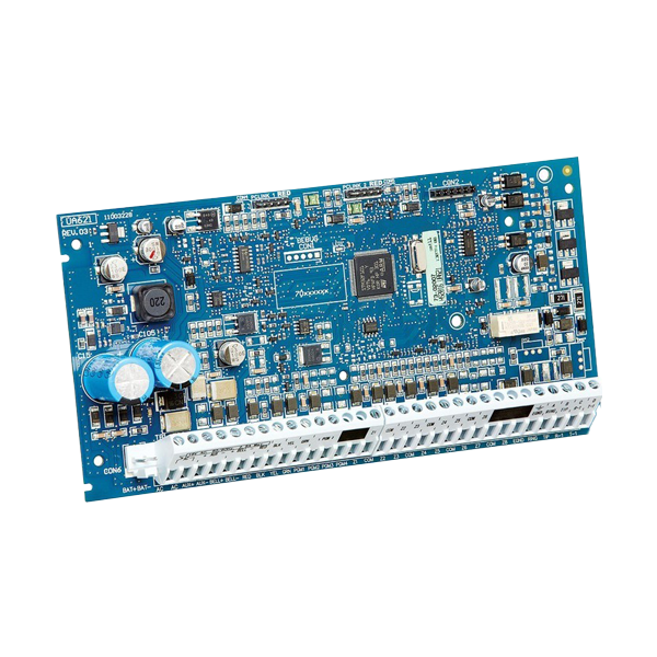 Placa centrala SERIA DSC POWER NEO 6 zone extensibila la 16 zone, 2 partitii - DSC HS2016PCBE - 1