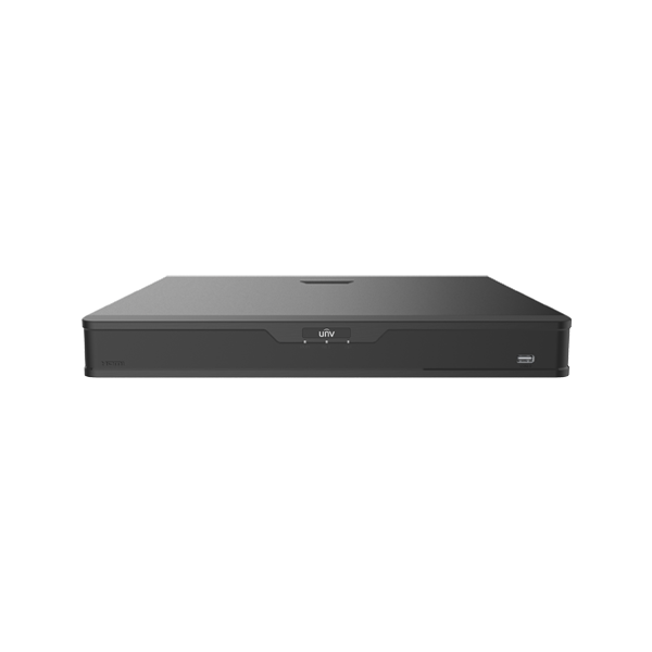  NVR 4K, Easy, 16 canale PoE, max. 12MP, Analiza video, Alarma, 1U - UNV NVR302-16B-P16-IQ - 1