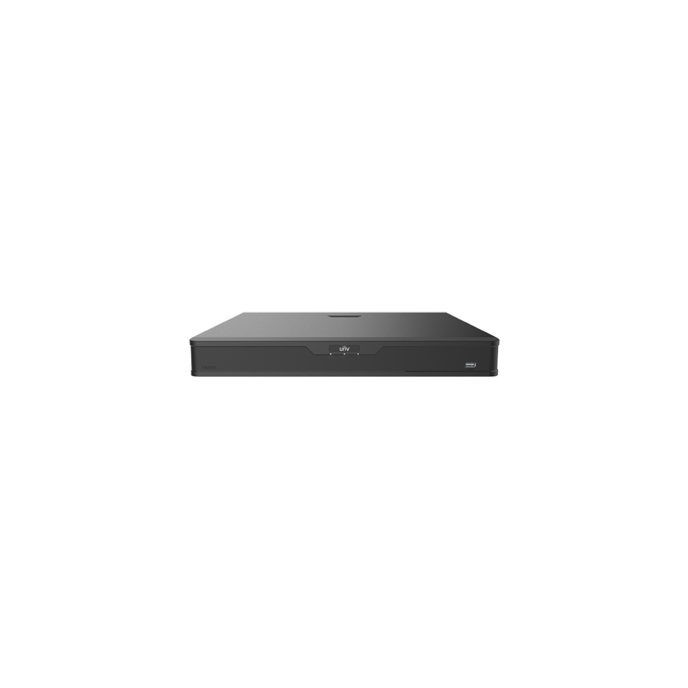  NVR 4K, Easy, 16 canale PoE, max. 12MP, Analiza video, Alarma, 1U - UNV NVR302-16B-P16-IQ - 1