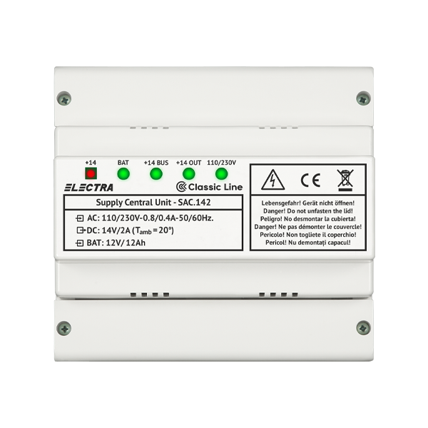 Sursa de alimentare in comutatie cu back-up SAC 142 - ELECTRA SAC.142 - 1