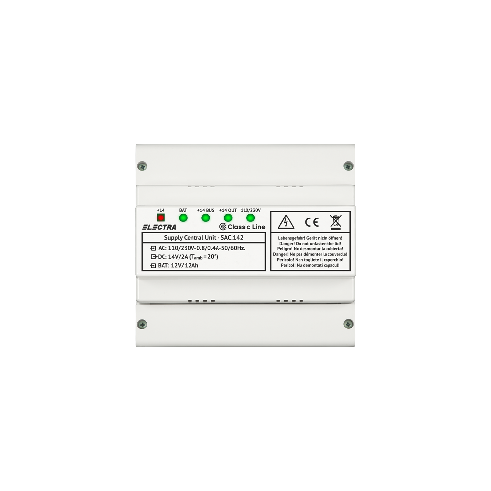 Sursa de alimentare in comutatie cu back-up SAC 142 - ELECTRA SAC.142 - 1