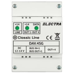Doza derivatie video DAV.4SG Classic 4 iesiri - ELECTRA DAV.4SG - 1