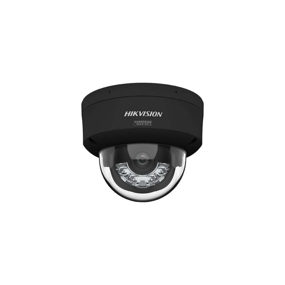 Camera IP 4MP, lentila 2.8mm, IR 30m, WL 30m ColorVu3, 2xMic, Alarma, IK10, NEAGRA - HIKVISION DS-2C - 1