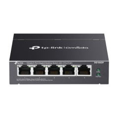 Switch 4 x RJ45 Gigabit PoE, 1 x RJ45 1G, Buget PoE 65W, Unanaged - TP-Link Omada DS105GP - 1
