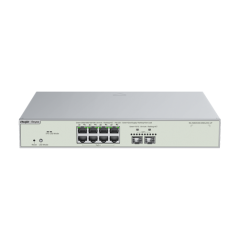 Switch 8 porturi RJ45 2.5G PoE++, 2 porturi SFP+ 10G, L3 Cloud Management - Ruijie RG-NBS5300-8MG2XS - 1