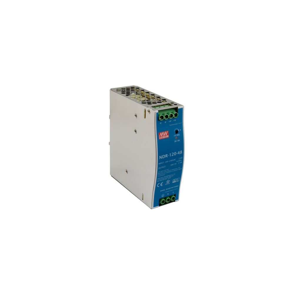 Sursa de alimentare in comutatie, 48V / 2.5A, sina DIN - MEAN WELL NDR-120-48 - 1