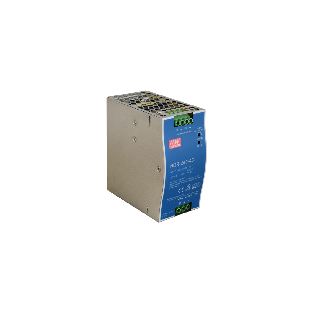 Sursa de alimentare in comutatie, 48V / 5A, sina DIN - MEAN WELL NDR-240-48 - 1