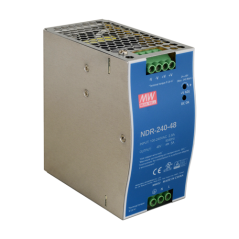 Sursa de alimentare in comutatie, 48V / 5A, sina DIN - MEAN WELL NDR-240-48 - 1
