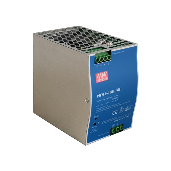Sursa de alimentare in comutatie, 48V / 10A, sina DIN - MEAN WELL NDR-480-48 - 1