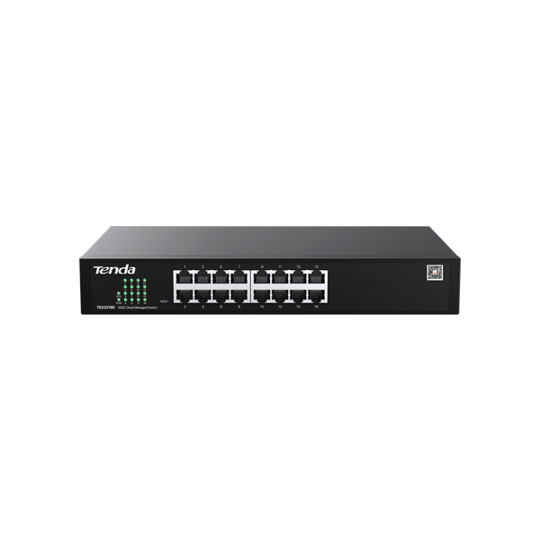 Switch 16 porturi RJ45 Gigabit, Management, 1U - TENDA TND-TEG2216D - 1