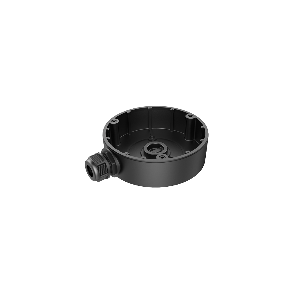 Doza conexiuni pentru camerele tip 'DOME', Neagra - HIKVISION DS-1280ZJ-DM8-Black - 1