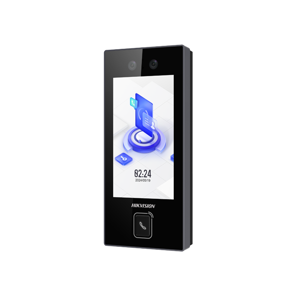 Terminal control acces recunoastere faciala, 4.5 inch touch screen, M1, WiFi, PoE - HIKVISION DS-K1T - 1