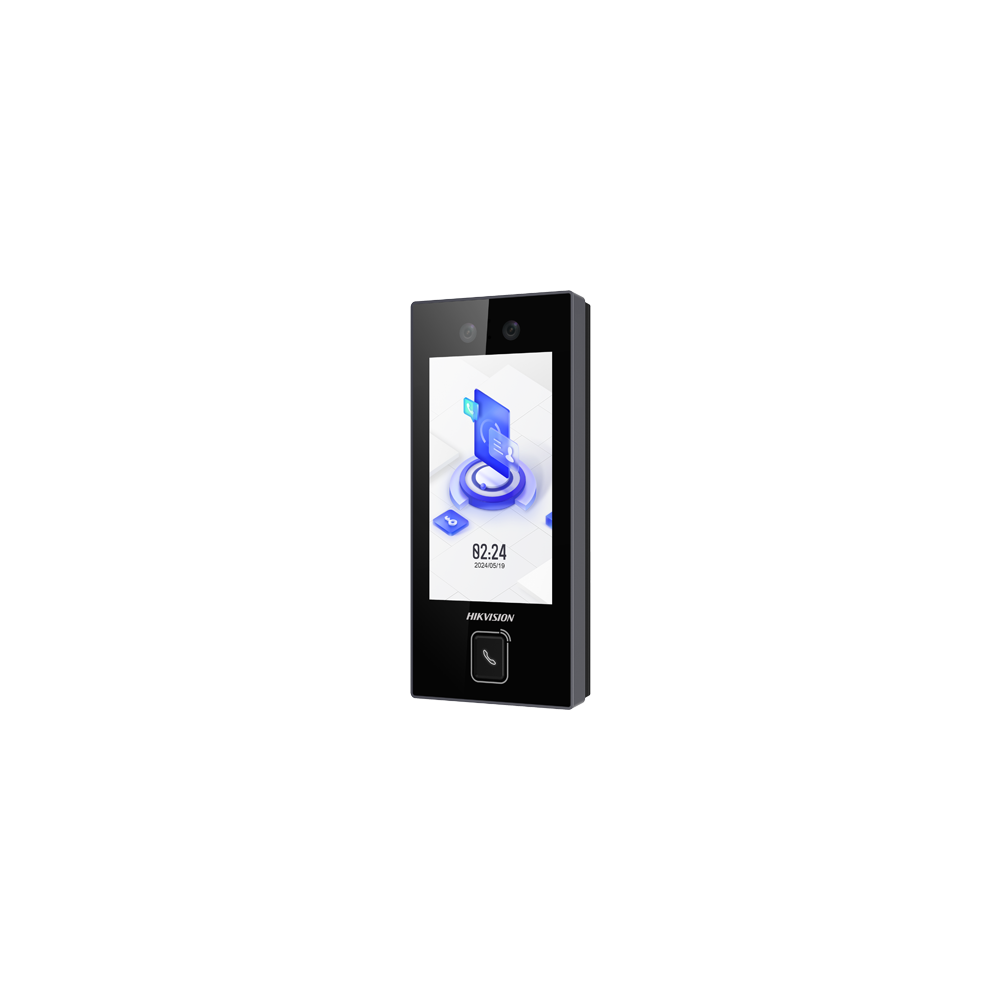 Terminal control acces recunoastere faciala, 4.5 inch touch screen, M1, WiFi, PoE - HIKVISION DS-K1T - 1