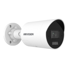 Camera IP 4K, lentila 2.8mm, IR 40m, WL 40m ColorVu3, Audio, Alarma Audio+Strobo - HIKVISION DS-2CD2 - 1
