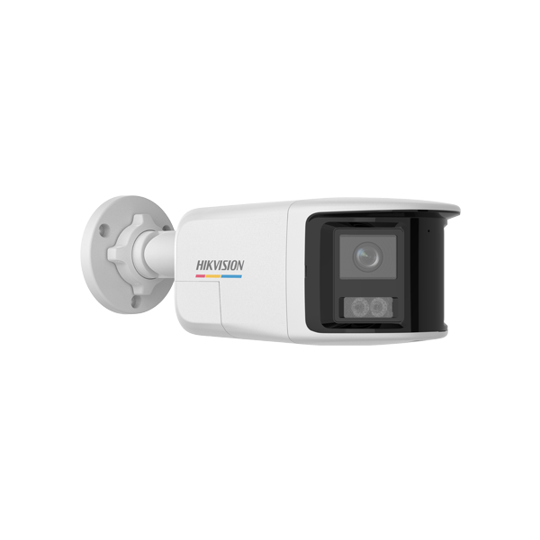 Camera IP 6MP, lentila 2.8mm 180Â°, IR 30m, WL 30m ColorVu, Audio+Stroboscop - HIKVISION DS-2CD1T6 - 1