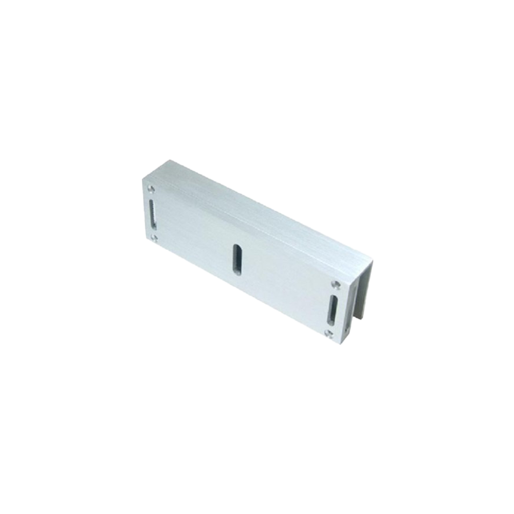 Suport U, instalare placa armatura H-01CC pe usa de sticla - ASSA ABLOY U1855 - 1