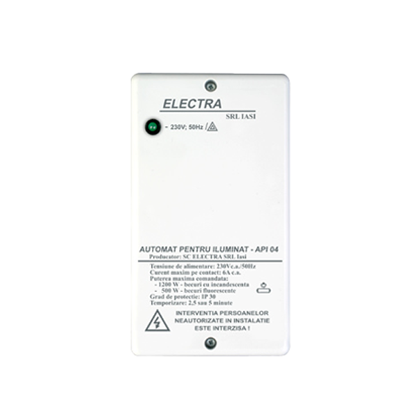 Automat pentru iluminat holurile sau scarile de bloc - ELECTRA  API.11A - 1
