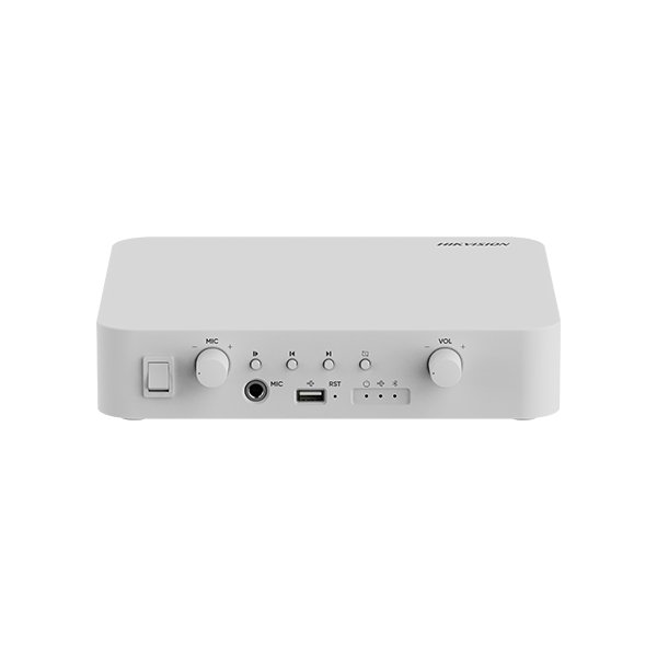 Amplificator IP 1 zona, 40W, Alarma, USB, Bluetooth - HIKVISION DS-QAE1A40G1-VB - 1