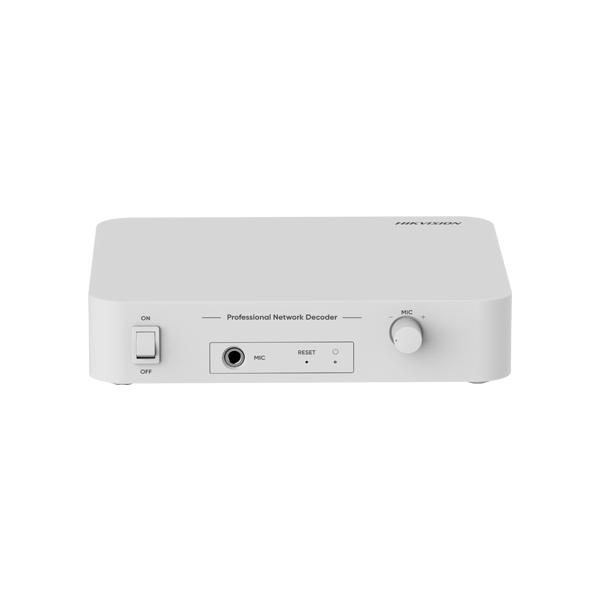Audio decodor IP, 6W, Mic, Alarma - HIKVISION DS-QAE1DG1 - 1