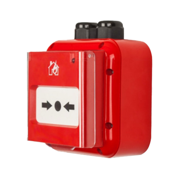 Buton adresabil de alarmare incendiu, de exterior, IP67, cu izolator  - TELETEK SensoIRIS-MCP150IP67 - 1