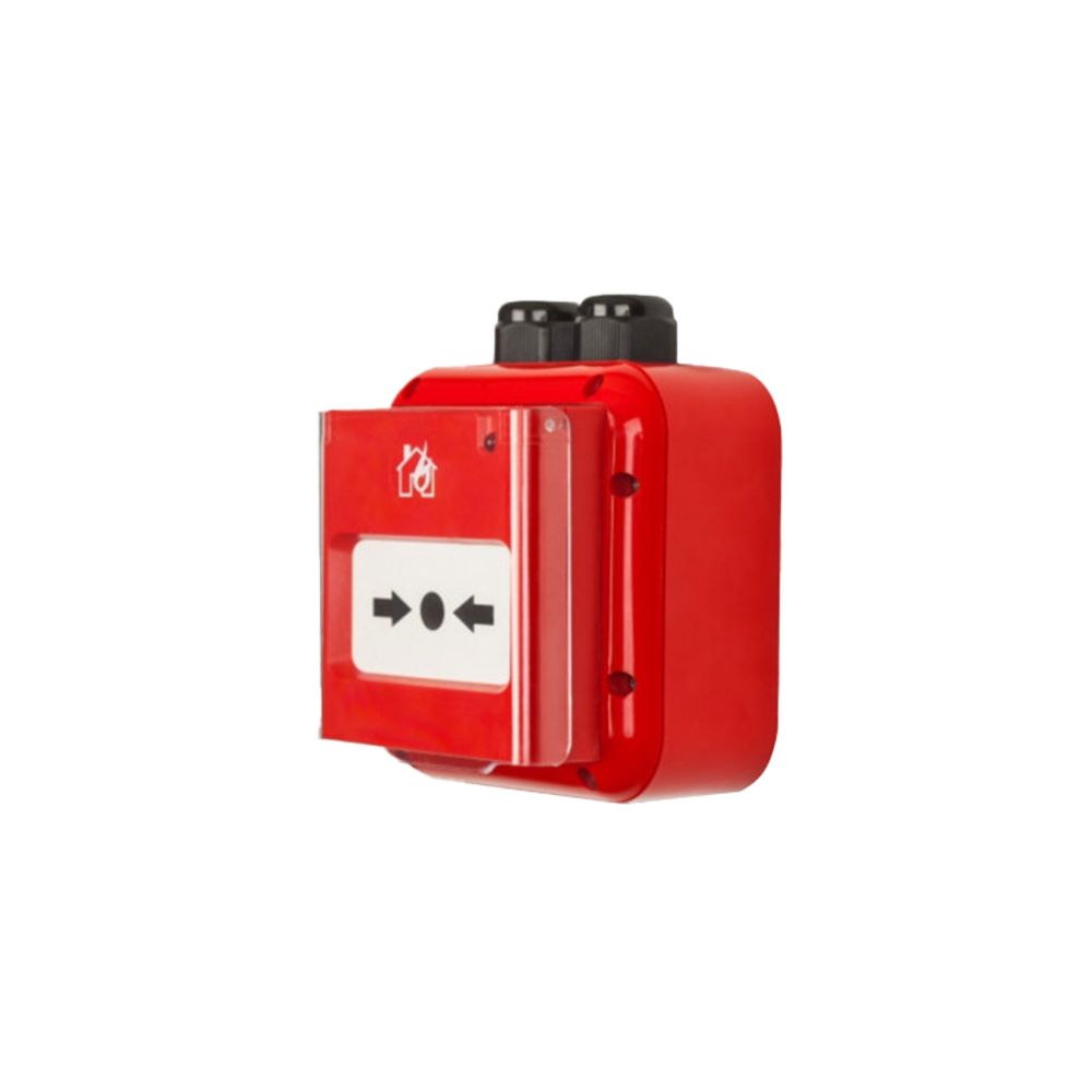 Buton adresabil de alarmare incendiu, de exterior, IP67, cu izolator  - TELETEK SensoIRIS-MCP150IP67 - 1