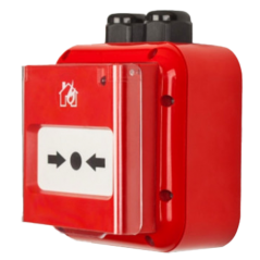 Buton adresabil de alarmare incendiu, de exterior, IP67, cu izolator  - TELETEK SensoIRIS-MCP150IP67 - 1
