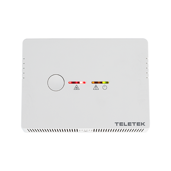 Detector adresabil de gaz metan, 24 v, iesire comanda electrovana gaz - TELETEK SensoIRIS-GAS  - 1