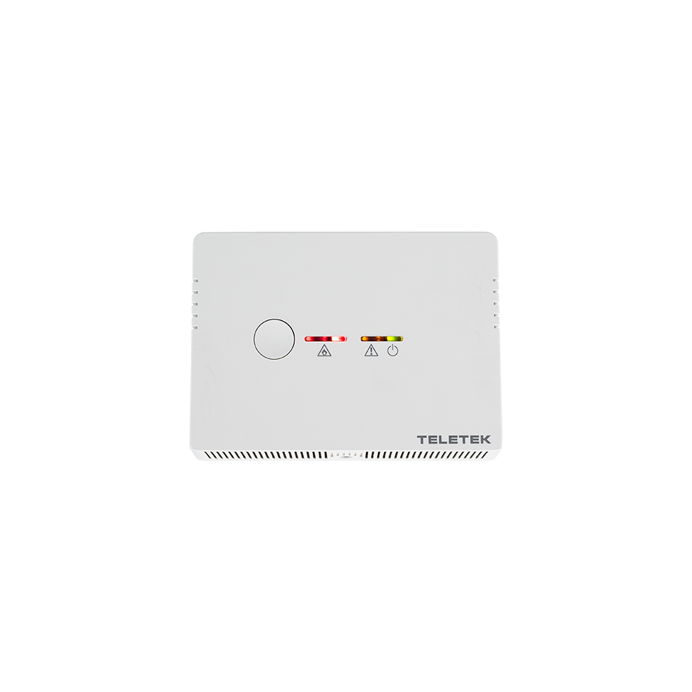 Detector adresabil de gaz metan, 24 v, iesire comanda electrovana gaz - TELETEK SensoIRIS-GAS  - 1