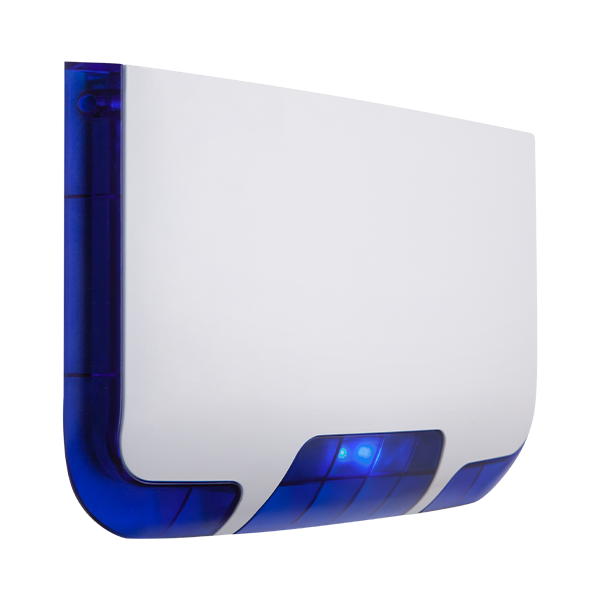 Sirena piezo de exterior cu flash albastru, 85/105 db, baterie interna 9V/1100mAh, protectie IK08/IP - 1