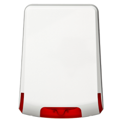 Sirena piezo de exterior, 80/105 db, flash LED portocaliu    - Teletek SR300O_M - 1