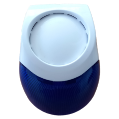 Sirena piezo de interior, 102 db, cu flash LED albastru  - Teletek SR50 - 1