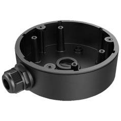 Doza culoare neagra, conexiuni pentru camerele tip 'DOME' - HIKVISION DS-1280ZJ-DM21-BLACK - 1