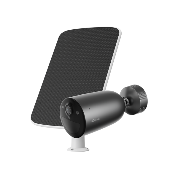 Kit camera IP + panou solar, rezolutie 2K, 4G, baterie 5.200 mAh, Audio bidirectional - EZVIZ CS-EB3 - 1