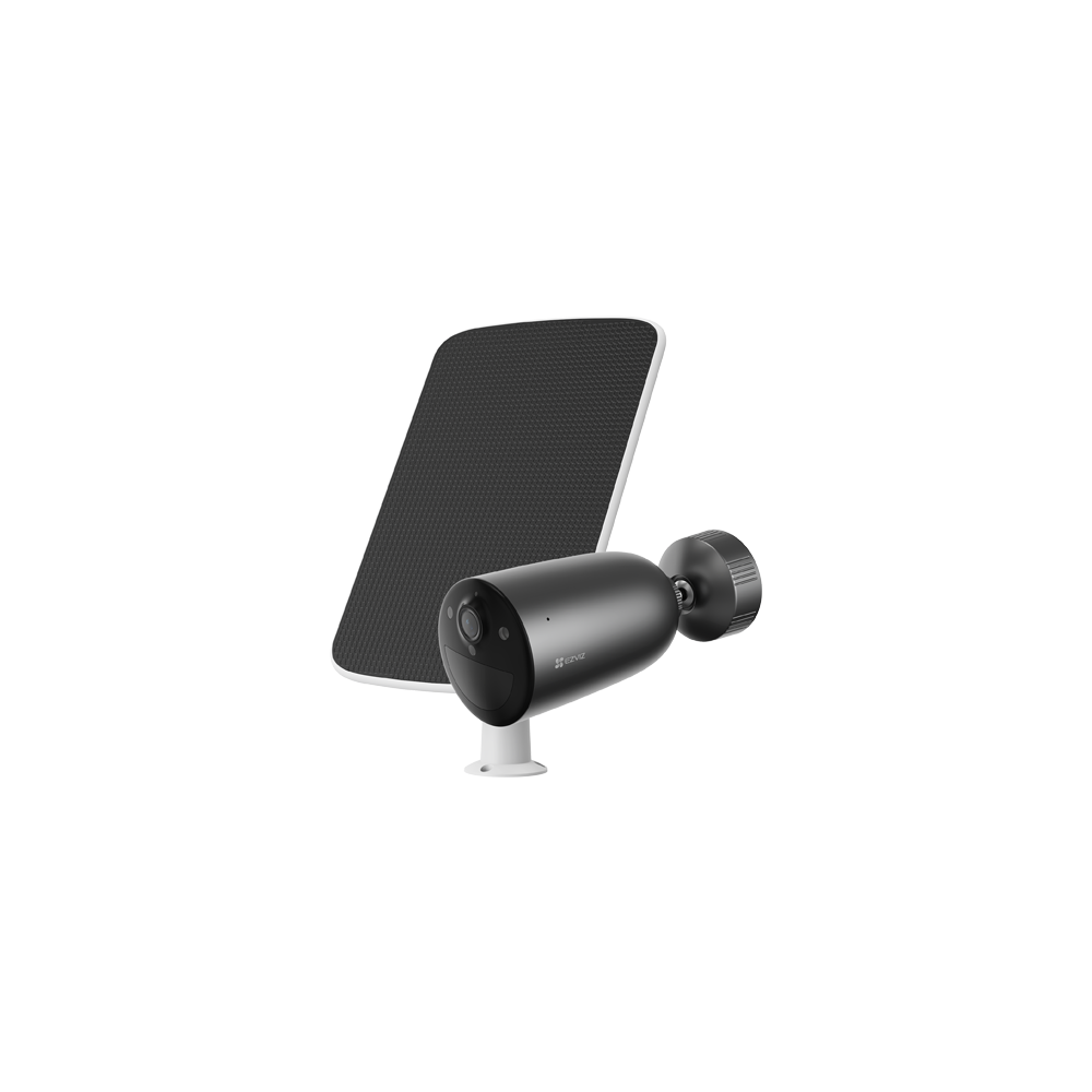 Kit camera IP + panou solar, rezolutie 2K, 4G, baterie 5.200 mAh, Audio bidirectional - EZVIZ CS-EB3 - 1
