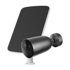 Kit camera IP + panou solar, rezolutie 2K, 4G, baterie 5.200 mAh, Audio bidirectional - EZVIZ CS-EB3 - 1