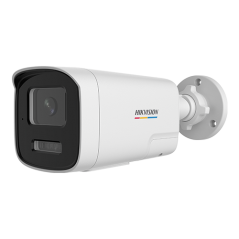 Camera IP, 4MP, lentila 2.8mm, IR 50m, WL 50m ColorVu, Audio, Alarma audio+Strobo - HIKVISION DS-2CD - 1