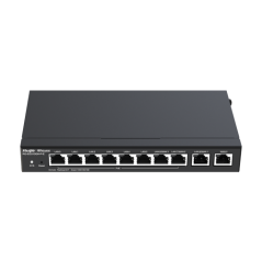 Router 8 x RJ45 1G PoE, 2 x RJ45 1G, Buget PoE 110W, Multi-WAN, Cloud Management - Ruijie RG-EG310GH - 1