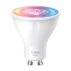 Bec LED smart Wi-Fi, RGB, 2200-6500K, intensitate ajustabila, 350 lm, GU10 - TP-Link Tapo TapoL630 - 1