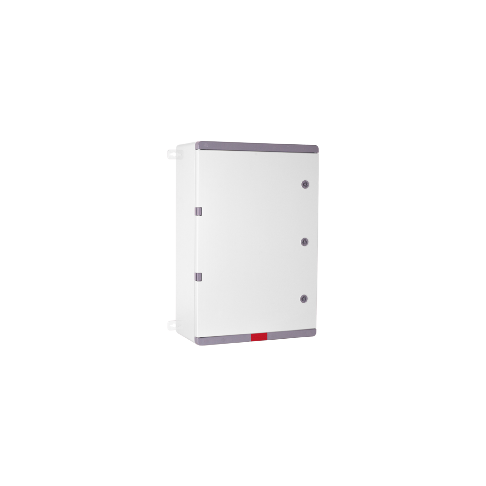 Cutie distributie IP67 din ABS gri, usa mata, placa metalica, 400x500x240 mm PD405024 - 1