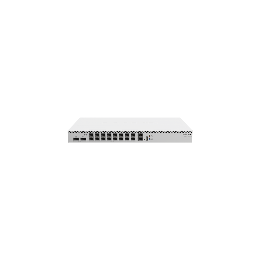 Switch 2 x QSF28 100G, 16 x SFP28 25G, 2 x RJ45 100 Mbps, 1U - MikroTik CRS518-16XS-2XQ-RM - 1