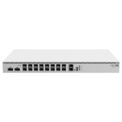 Switch 2 x QSF28 100G, 16 x SFP28 25G, 2 x RJ45 100 Mbps, 1U - MikroTik CRS518-16XS-2XQ-RM - 1